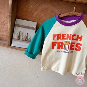 Korean-Style Casual Cotton Kids T-Shirt