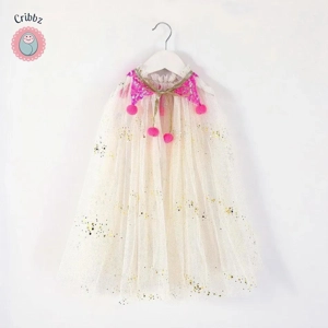 Elegant Tulle Cloak for Kids Costumes