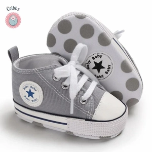 Soft Canvas First Walker Baby Sneakers