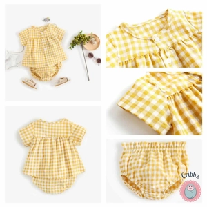Cotton Baby Girls Summer Clothing Set