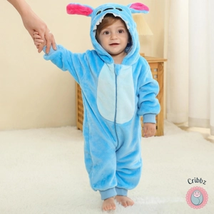 Cozy Winter Baby Hooded Romper Jumpsuit