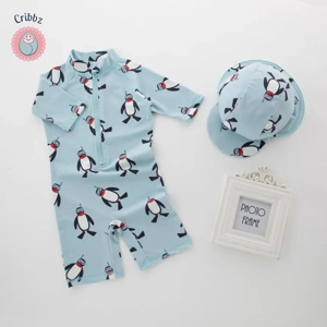 Infant Toddler Sunscreen Swimwear Set