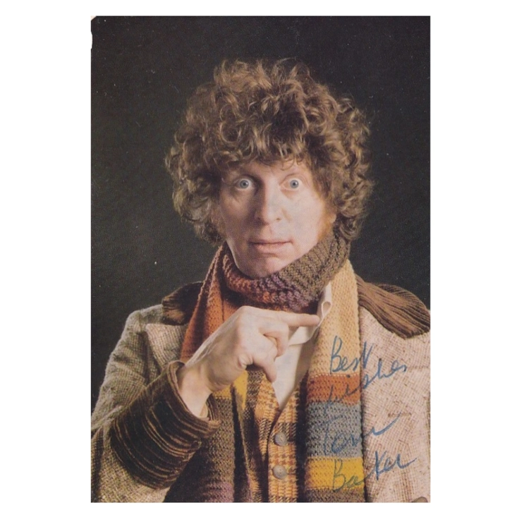 Tom Baker Signed BBC Doctor ..
