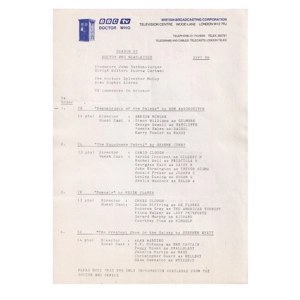 BBC TV Doctor Who ..