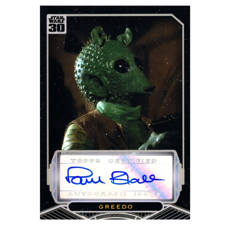 Paul Blake Auto Card Star Wa..