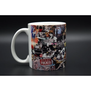 Banksy Mixed Art Custom Printed Coffee Mug - Street Art Me..