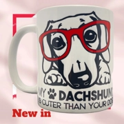 German Breed Dachshund- coffee mug cup kitchen birthday office fun cute gift