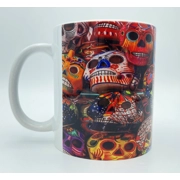 Day Of The Dead Skulls Halloween Trick or treat Custom printed 11oz mug gift