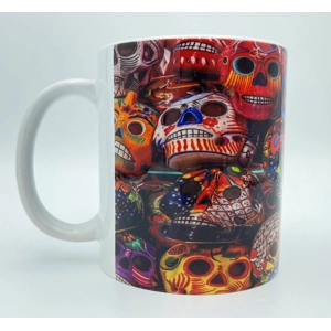 Day Of The Dead Skulls Halloween Trick or treat Custom printed 11oz mug gift