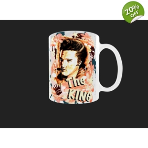 Hard Rock Cafe Elvis Presley 11oz Coffee Mug - Rock 'n' Ro..