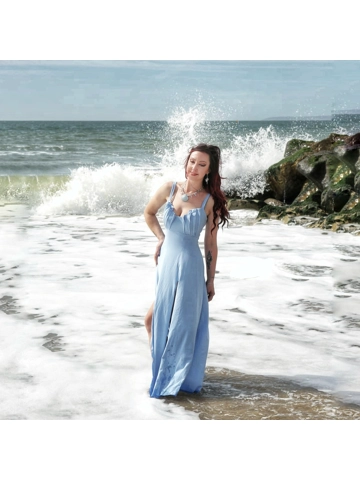 Oceana Blue Maxi Dress