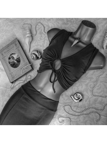 Nymph Crop Top Black