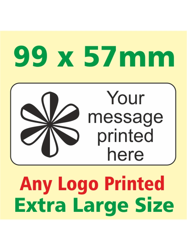 250 - 99 x 57mm extra large labels - Buy 2 rolls get 1 Free