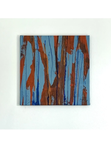 Fiery Streams. 51 x 51cm