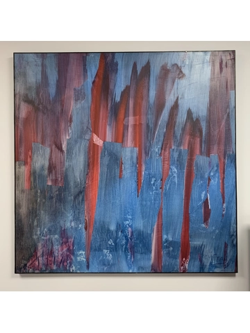 Torn. 92 x 92cm