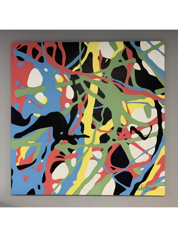 Synapse. 100 x 100cm