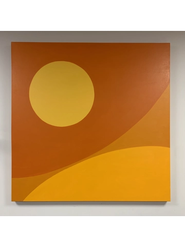 Solar embrace. 100 x 100cm