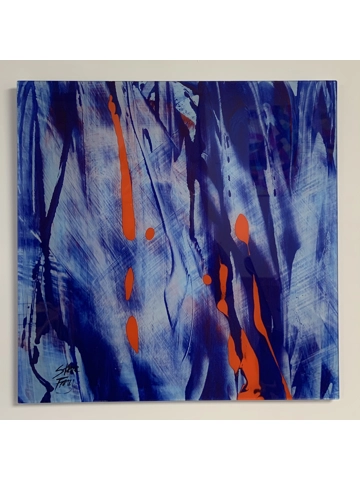 Drop in the ocean (rear print acrylic). 40 x 40cm