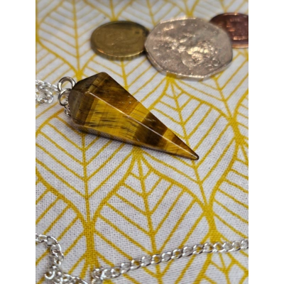 Tigers eye Pendulum