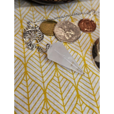 Clear Quartz with Tree of Life