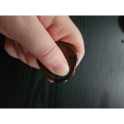 Mahogany jasper worry stone Mahogany jasper worry stone