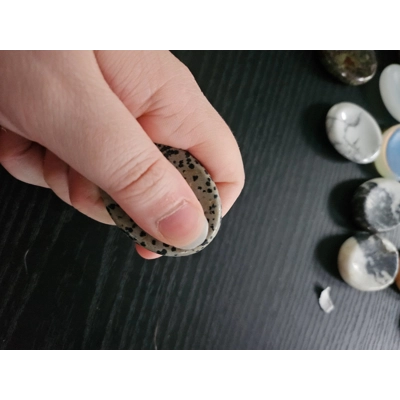 Dalmatian Jasper Thumbsone Dalmatian Jasper Thumbsone