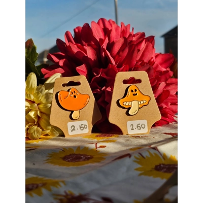 Mushroom pins Mushroom pins
