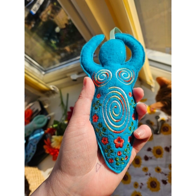 Bright Teal/Blue Goddess