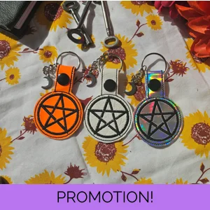 Pentacle Keyring