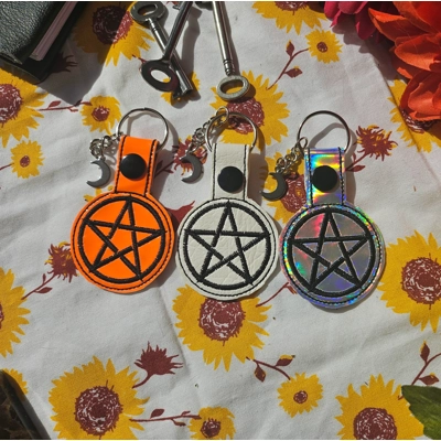 Pentacle Keyring Pentacle Keyring