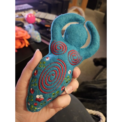 Bright Teal/Blue Goddess