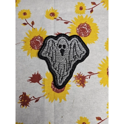 Ghost Iron-on Badge