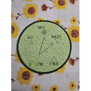 Pentacle with elements