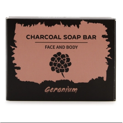 Geranium Charcoal Soap Bar Geranium Charcoal Soap Bar