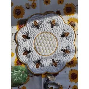 Bee Candle Mat
