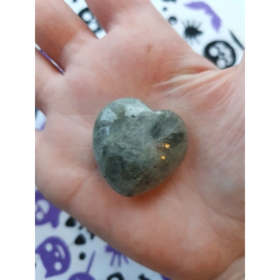 Labradorite Heart (30 mm)