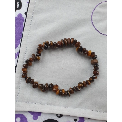 Tigers Eye Chip Bracelet