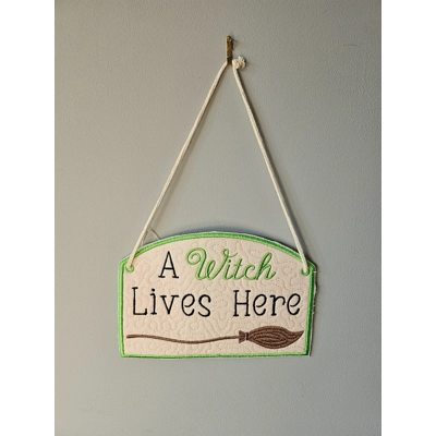 A witch lives here