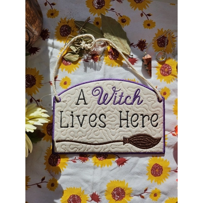 A witch lives here