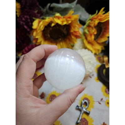Selenite Sphere Selenite Sphere