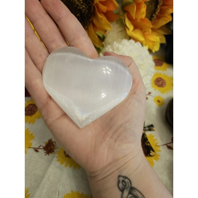Selenite Heart