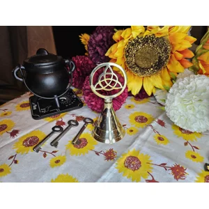 Triquetra Brass Bell