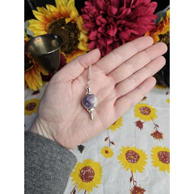 Amethyst Sphere Pendulum
