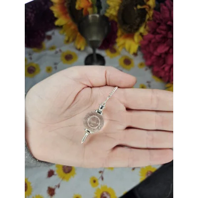 Clear Quartz Sphere Pendulum Clear Quartz Sphere Pendulum