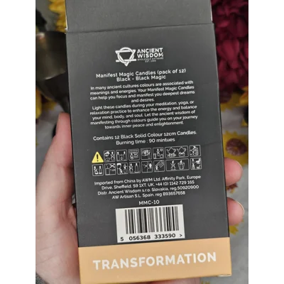 Transformation & 'Black Magic' Candles Transformation & 'Black Magic' Candles