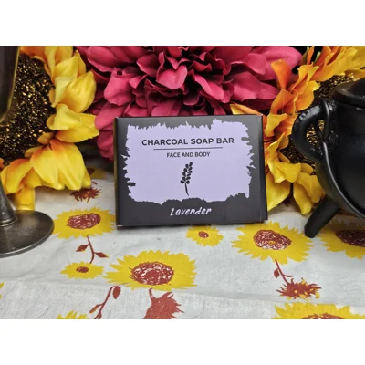 Lavendar Charcoal Bar Soap