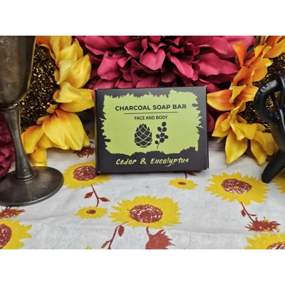 Cedar & Eucalyptus Charcoal Soap Bar