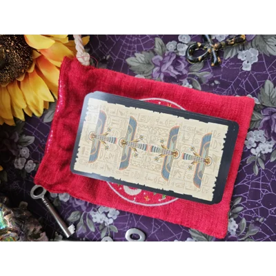 Red Velvet Moth Tarot Bag Red Velvet Moth Tarot Bag