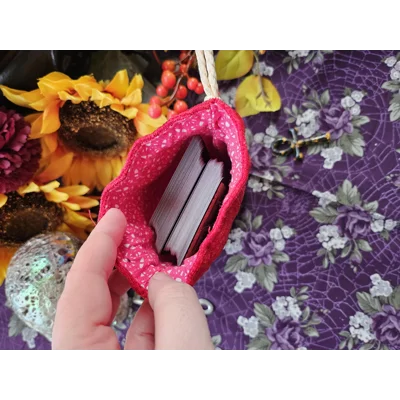 Red Velvet Moth Tarot Bag Red Velvet Moth Tarot Bag
