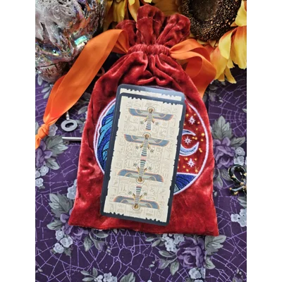 Large Ocean & Moon Tarot Bag